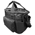 Produktbild: Driver13 Putztasche Pferdepflege, Grooming Bag Reitsport Stall, Putzzeug Tasche mit Tragegriffen und Fächern, schwarz