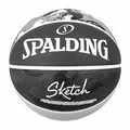 Produktbild: Basketball Spalding Sketch Dribble Schwarz Kautschuk [Größe 7]
