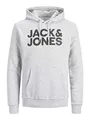 Produktbild: JACK & JONES Herren JCORETAIL Sweat Hood NOV LTN Kapuzenpullover, Grau , XL