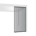 Produktbild: Weide Vertikale Lamellenwand Paneel Zubehör für Weide Pergola | Aluminium | Anthrazit, Weiß, Holzoptik | 3 Breiten | Flexibler Sichtschutz und optimale Luftzirkulation (Anthrazit, 93 cm)
