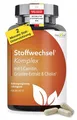 Produktbild: DocVital® Stoffwechsel Komplex Diät Unterstützung – 120 vegane Kapseln mit Glucomannan, Grüntee Extrakt (200 mg EGCG), L-Carnitin & Guarana – Stoffwechsel Booster