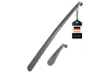 Produktbild: bremermann Schuhlöffel Schuhanzieher 2er Set, 16 und 58 cm, aus Metall - grau