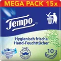 Produktbild: Tempo fresh to go Protect Riesenpackung Reißfest 15 x 10 Tücher 150 Stück