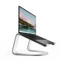Produktbild: Twelve South Curve SE für MacBooks und Laptops | Aluminium Ergonomischer Desktop-Kühlständer für Zuhause oder Büro, Silber