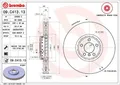 Produktbild: BREMSSCHEIBE VORNE RECHTS BREMBO 09C41313 FÜR BMW