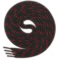 Produktbild: Di Ficchiano Schnürsenkel runde SCHNÜRSENKEL ø 4,5 mm für Trekkingschuhe und Arbeitsschuhe - rot|schwarz 160 cm / Durchmesser 4,5mm