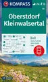 Produktbild: KOMPASS Wanderkarte 03 Oberstdorf, Kleinwalsertal 1:25.000: 3in1 Wanderkarte mit Aktiv Guide inklusive Karte zur offline Verwendung in der KOMPASS-App. Fahrradfahren. Skitouren. Langlaufen.