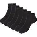 Produktbild: Kurzsocken APOLLO, Herren, Gr. 47 (50), schwarz, Materialmix, Socken, Sneakersocken Bambus, angenehm, Komfort und perfekten Passform