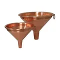 Produktbild: CopperGarden Trichter aus blankem Kupfer I Einfülltrichter 15cm Durchmesser I Kupfertrichter zum Ein- & Umfüllen von Flüssigkeiten I Handgearbeiteter Trichter aus Kupfer I EU Markenqualität