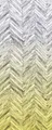 Produktbild: Vlies-Fototapete KOMAR, INFINITY HERRINGBONE YELLOW PANEL, 1 Teil, BxH 100 x 250