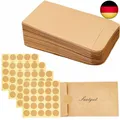 Produktbild: qingmeng Samentütchen, 100 Stück Papiertüten Klein Braun, 6x10cm Saatgut Au