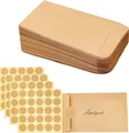 Produktbild: qingmeng Samentütchen, 100 Stück Papiertüten Klein Braun, 6x10cm Saatgut Au