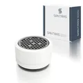 Produktbild: SANTRAS® Strahlregler M24x1 für jeden herkömmlichen Wasserhahn mit Siebeinsatz in Weiß – Mischdüse (Außengewinde 24 mm) mit Filtereinsatz, hochwertiger Dichtung und Luftmixer MADE IN GERMANY
