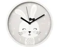 Produktbild: Wanduhr Kinder Analog Maui Hase geräuschlos grau Ø 25 cm