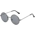 Produktbild: BEZLIT Herren Sonnenbrille Runde Form Grau/Schwarz-Verspiegelt