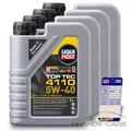 Produktbild: 4x 1 L LITER LIQUI MOLY TOP TEC 4110 5W-40 MOTOR-ÖL MOTOREN-ÖL 50049113