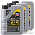 Produktbild: 3x 1 L LITER LIQUI MOLY TOP TEC 4110 5W-40 MOTOR-ÖL MOTOREN-ÖL 50047006