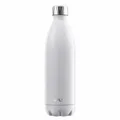 Produktbild: FLSK Trinkflasche WHTE Isolierflasche Thermoflasche Flasche Edelstahl Weiß 1 L