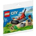 Produktbild: LEGO® CITY Polybag 30570 Luftkissenboot für Tierrettung - NEU & OVP -
