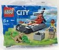 Produktbild: LEGO® City 30570 Luftkissenboot für Tierrettung | Affe & Minifigur  35 Teile  5+
