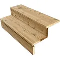 Produktbild: Vinuovo Terrassentreppe 2 Stufen 100cm mit Setzstufen