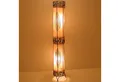 Produktbild: Casa Moro Stehlampe Stehleuchte Henna Lampe aus Leder & Eisen 100 bis 130 cm Marokko, ohne Leuchtmittel, Warmweiß, echtes Leder