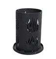Produktbild: Linder Exclusiv GmbH Feuerstelle Feuersäule Terrassenofen Gartenkamin Feuerstelle, (Lagerfeuer, Brennstelle), aus Stahl, rustikal, 60 cm hoch