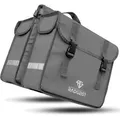 Produktbild: Radgeist Gepäckträgertasche DPP-GR-44, grau, 30 Liter, Doppeltasche, wasserdicht, reflektierend