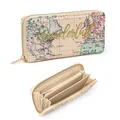 Produktbild: LEGAMI GELDBÖRSE WHAT A WALLET TRAVEL REISE WELTKARTE NEU OVP