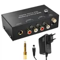 Produktbild: Phono Vorverstärker Plattenspieler - Phono Preamp für Plattenspieler mit MM-Abtast-Systemen, RCA Input & Output, Verstärker Stereo mit Pegel, Schwarz