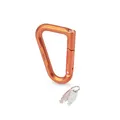 Produktbild: Matador BetaLock (Orange) - Verschluss Karabinerhaken & Reiseschloss 2-in-1; TSA Schloss für Gepäck & Reisen; Schwerlast Karabiner mit Schlüssel, ideal für Backpacking, Wandern