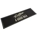 Produktbild: vidaXL Küchenteppich Waschbar Kaffee 45x150 cm Samt