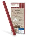 Produktbild: gravurART Siegelwachs flexibel für Wachspistole - Stilvoll Briefe versiegeln mit dem 6er Pack Wachs für Siegelstempel in Bordeaux Rot - 7 mm
