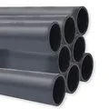 Produktbild: PVC Rohr PN10, Stange 1m x 50mm, PVC-U Druckrohr Fitting Kleberohr Muffe Pool Schwimmbecken, Menge: 8 Stück