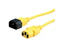 Produktbild: ROLINE Apparate-Verbindungskabel, IEC 320 C14 - C13 Stromkabel, IEC320 C14, Kaltgeräte, 10A Männlich (Stecker), IEC320 C13, Kaltgeräte, 10A Weiblich (Buchse) (300.0 cm)