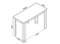 Produktbild: VCM Holz Esstisch H. 76 x B. 110 x T. 50 cm Küchentisch Speisetisch Tisch Esal