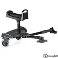 Produktbild: Buggy Kinderwagen Board Buggyboard mit SITZ Kiddy Jogger Trittbrett BabyGo WeGo