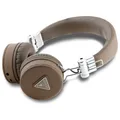 Produktbild: Guess Bluetooth 5.3 Wireless ENC Headset On-Ear Grained Triangle Metal Logo