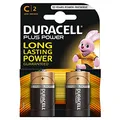 Produktbild: Duracell Plus Power C Alkaline Batterien, 2 Batterien