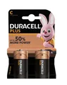 Produktbild: 1 x 2er Blister DURACELL Plus Batterie Alkaline Baby C LR14 MN1400 1,5V