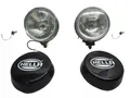 Produktbild: 2x Hella Klar Weiß Linse Fahrlicht Spot Nebelscheinwerfer Lampe mit Glühlampe