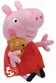 Produktbild: ty 46128 Plüschfigur Beanie Babies - Peppa Wutz, 15 cm