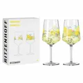 Produktbild: Ritzenhoff Limoncelloglas 2er Set Sommertau 019 020, Kristallglas, 544 ml