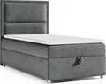 Produktbild: Best for Home Boxspringbett mit Bettkasten Trinity K11-SINGLE 70x200 Bonellfederkern inkl. Topper - Graphit