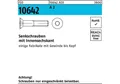 Produktbild: Reyher Senkschraube ISO 10642 Innensechskant M 6 x 20 A 2