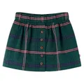 Produktbild: Kinderrock Karomuster Mädchen Rock Kinder Mädchenrock Minirock Dunkelgrün 116