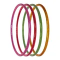 Produktbild: Hoopomania Kinder Hula Hoop Reifen mit Sternen Muster, Ø70cm, Gelb