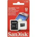 Produktbild: SanDisk MicroSDHC+SD Adapt. 32GB SDSDQM-032G-B35A