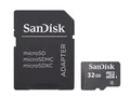 Produktbild: SanDisk microSDHC Speicherkarte 32GB + SD Adapter SDSDQM-032G-B35A