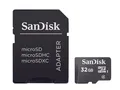 Produktbild: SanDisk microSDHC Speicherkarte 32GB + SD Adapter